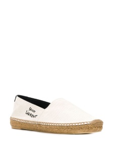Saint Laurent logo-embroidered Espadrilles - Img 2
