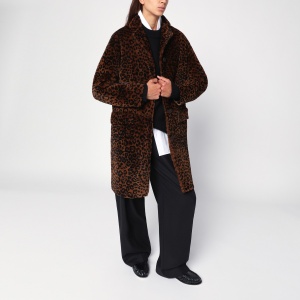 Salvatore Santoro Animal-print leather coat