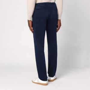 Santaniello Blue cotton trousers - Img 2