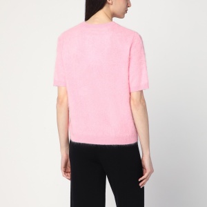 Soft Goat Pink brushed cashmere sweater - Img 2