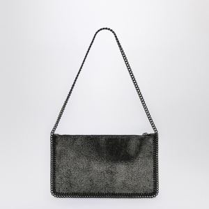 Stella McCartney Falabella Ruthenium Metallic Clutch Shoulder Bag - Img 2