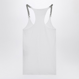 Stella McCartney White tank top with chain straps - Img 2