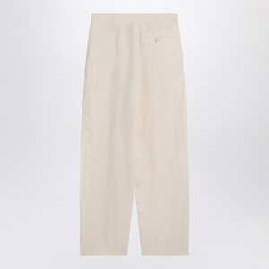 Stella McCartney Wide butter-coloured pants in linen blend - Img 2