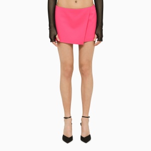 THE ANDAMANE Fuchsia wrap-around skirt