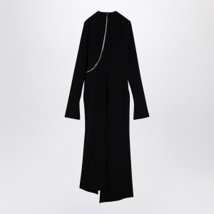 The Attico Black midi dress with zip - Img 2