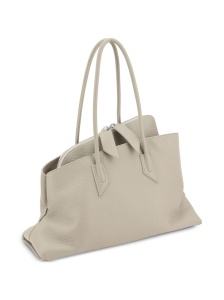 The Attico La Passeggiata Leather Shoulder Bag - Img 3