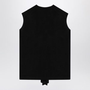The Row Black wool Waistcoat cardigan - Img 2