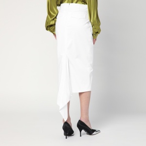 TheLatest White cotton midi skirt - Img 2