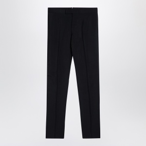 Thom Browne Black wool-blend trousers