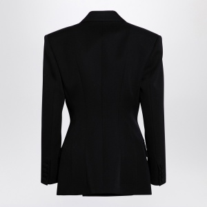 Valentino Black wool double-breasted jacket - Img 2