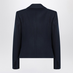 Valentino Blue viscose jacket with bow - Img 2
