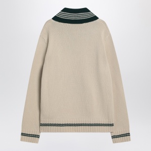 Valentino Butter-coloured sweater with Le Chien de la Maison embroidery - Img 2
