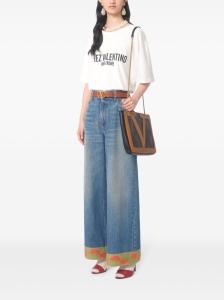 Valentino Cotton T-Shirt With Chez Valentino Print - Img 4