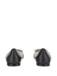 Valentino Garavani Bepointy leather ballet flats - Img 4