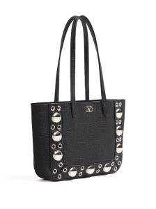 Valentino Garavani Nellcôte Mini Shopping Bag in Grainy Calfskin - Img 2