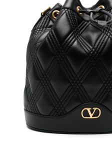 Valentino Garavani Quiltie 67 leather bucket bag - Img 4