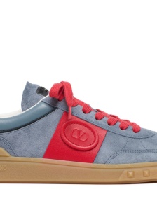 Valentino Garavani Upvillage Low Top Sneaker In Split Leather And Calfskin Nappa Leather - Img 2