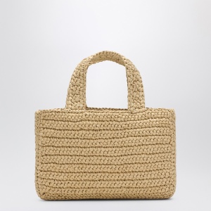 Valentino Garavani Viva Superstar Crochet small natural/black bag - Img 2