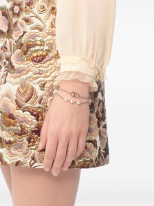 Valentino Garavani VLogo bracelet with swarowski pearls - Img 4