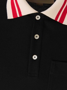 Valentino Logo-patch polo shirt - Img 2