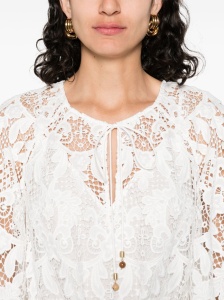 Zimmermann Coco lace midi dress - ivory - Img 2