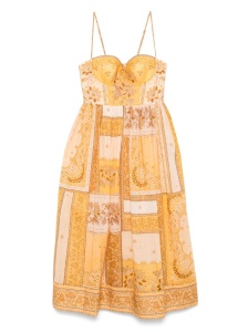 Zimmermann Lucky Corset Midi Dress