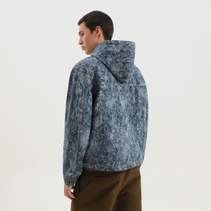 1989 STUDIO Denim marbled zip hoodie - Img 2