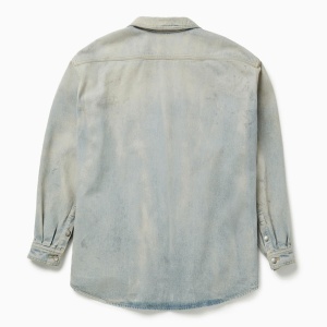 1989 STUDIO Light blue denim overshirt - Img 2