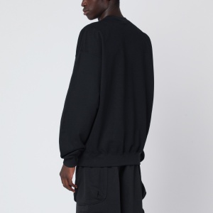 adidas Y-3 Black crewneck sweatshirt with logo - Img 2