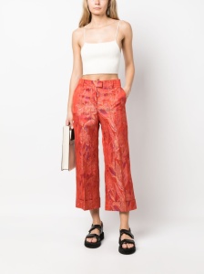 Alberto Biani Trousers Red - Img 2