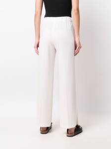 Alberto Biani White Cady Elasticated Trousers - Img 4
