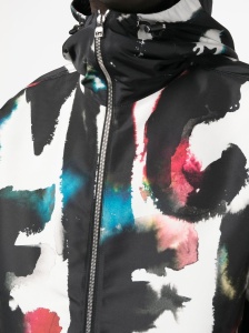 Alexander McQueen Graffiti-print Hooded Windbreaker - Img 3