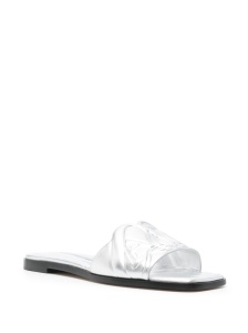 Alexander McQueen Slide sandals with embossed logo - Img 3