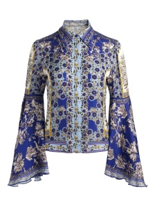 Alice + Olivia Shirts Purple