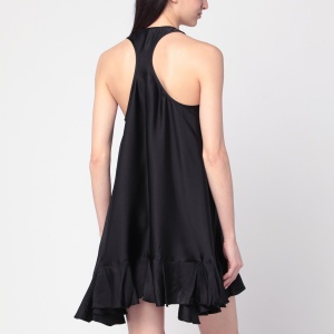 ANINE BING Black Lilith dress in silk blend - Img 2