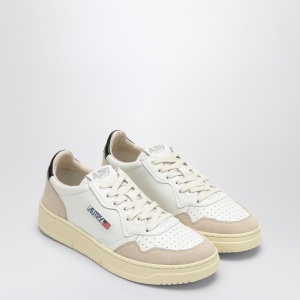 AUTRY Medalist sneakers in white/black leather