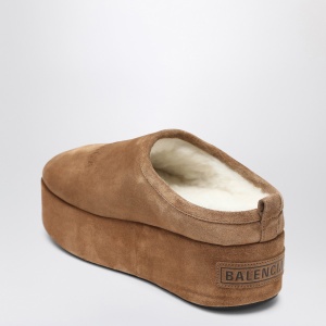 Balenciaga Alaska Soft brown platform clogs - Img 2