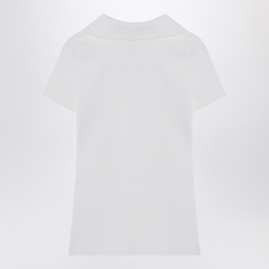 Balenciaga White short-sleeve Nano BB tank top - Img 2