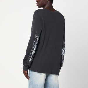 Basketcase Gallery Vintage Black cotton crewneck sweater - Img 2