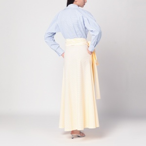 BERNADETTE Clarence shirt dress blue/yellow - Img 2