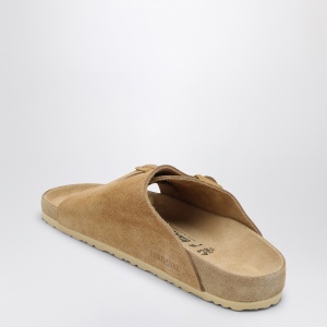 Birkenstock Slide Zürich Exquisite cream coloured in suede - Img 2