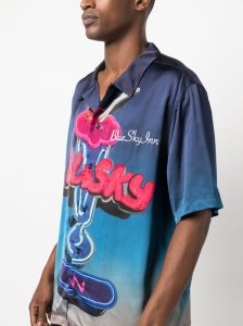 BLUE SKY INN Shirts Blue - Img 2