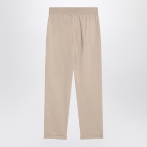 Brunello Cucinelli Beige cotton joggers - Img 2