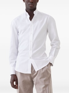 Brunello Cucinelli Button-down poplin shirt - Img 2