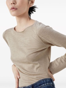 Brunello Cucinelli Cashmere And Silk Sweater - Img 3