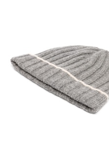 Brunello Cucinelli Cashmere two-tone beanie - Img 2