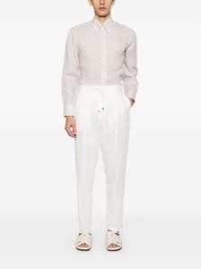 Brunello Cucinelli linen blend drawstring trousers - Img 3