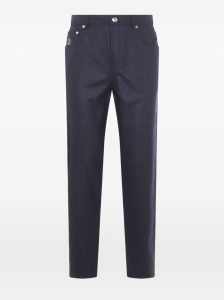 Brunello Cucinelli Logo-embroidered trousers