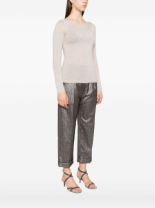 Brunello Cucinelli Long-sleeve round-neck T-shirt - Img 4