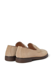 Brunello Cucinelli Penny Loafer in washed suede - Img 3